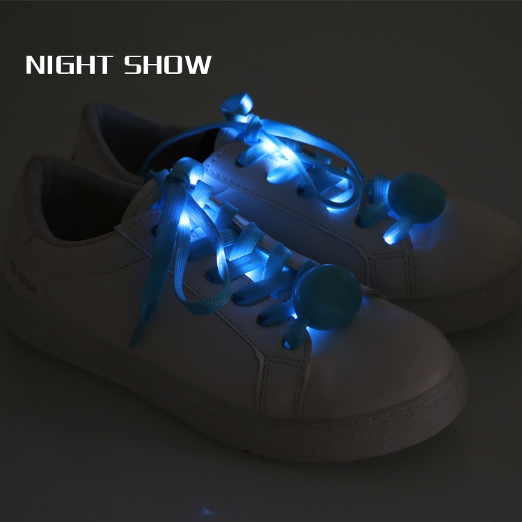 Cặp dây giày thể thao có đèn Led nhấp nháy phát sáng
