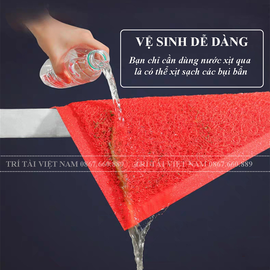 Thảm welcome chống trơn trượt, kích thước 40x60cm