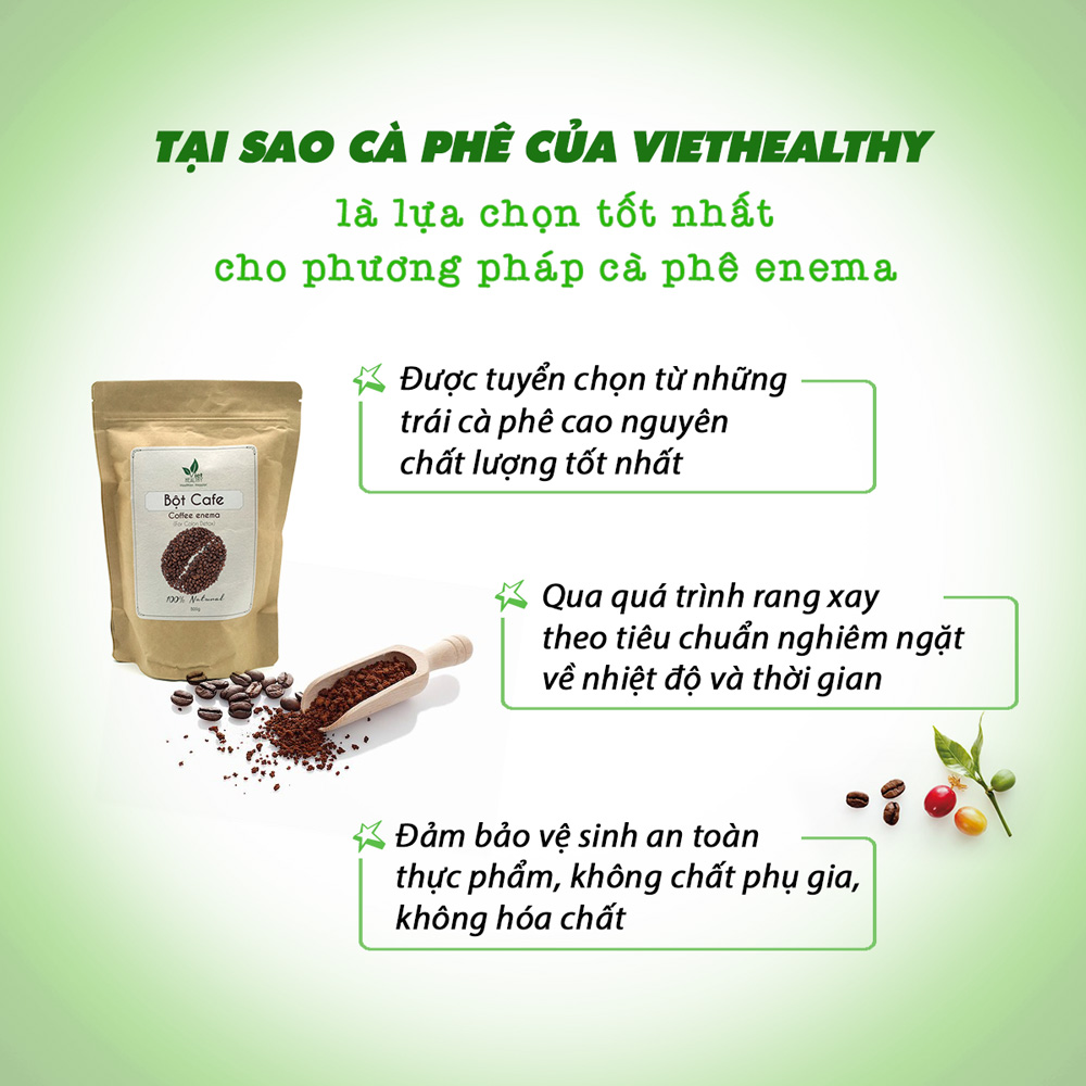 Bột Coffee Enema Viet Healthy 500g