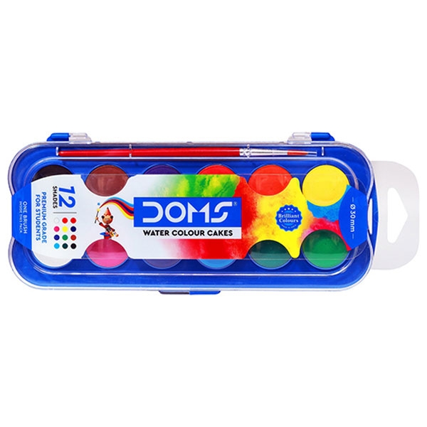 Hộp 12 viên nén màu nước 23mm doms 7427