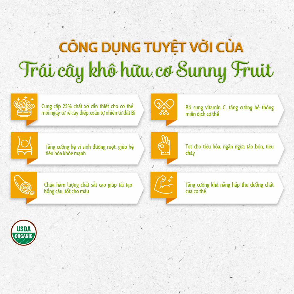 Nho khô hữu cơ Sunny Fruit 250g
