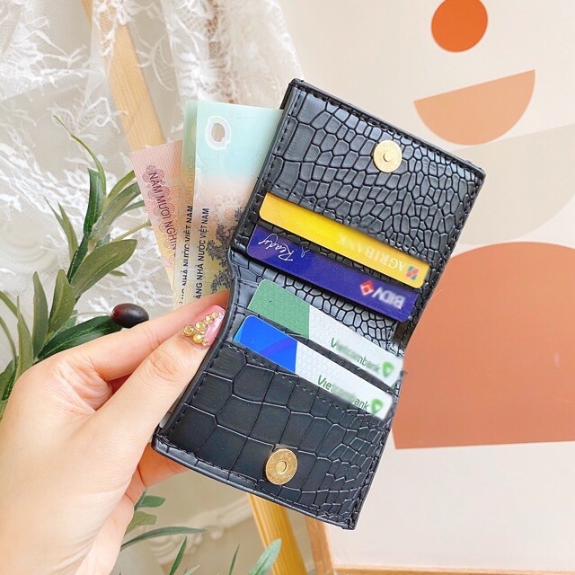 Ví MiNi Nữ Ngắn Cầm Tay FULL BOX  V45