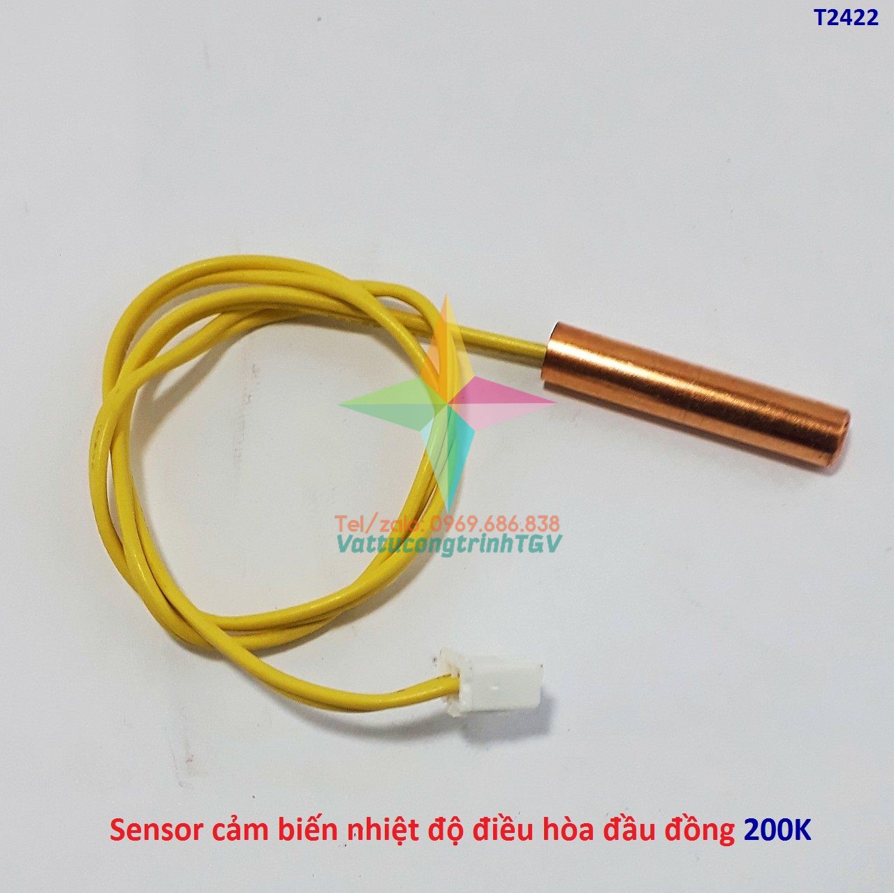 Sensor cảm biên nhiệt độ điều hòa đầu đồng 5K-10K -15K - 20K -35K-50K - 200K