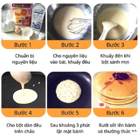 Bột Làm Bánh Hot Cake Morinaga 600g