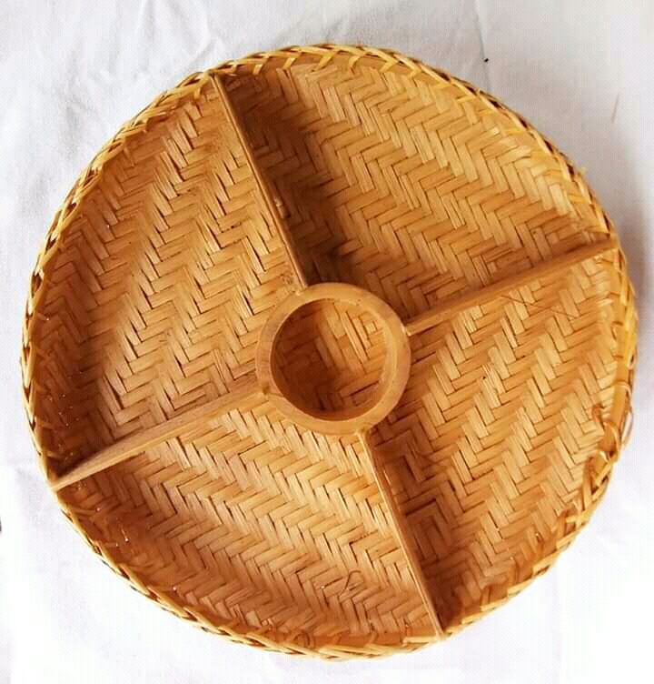 Bộ 3 mẹt tre chia ngăn 25.30.35cm