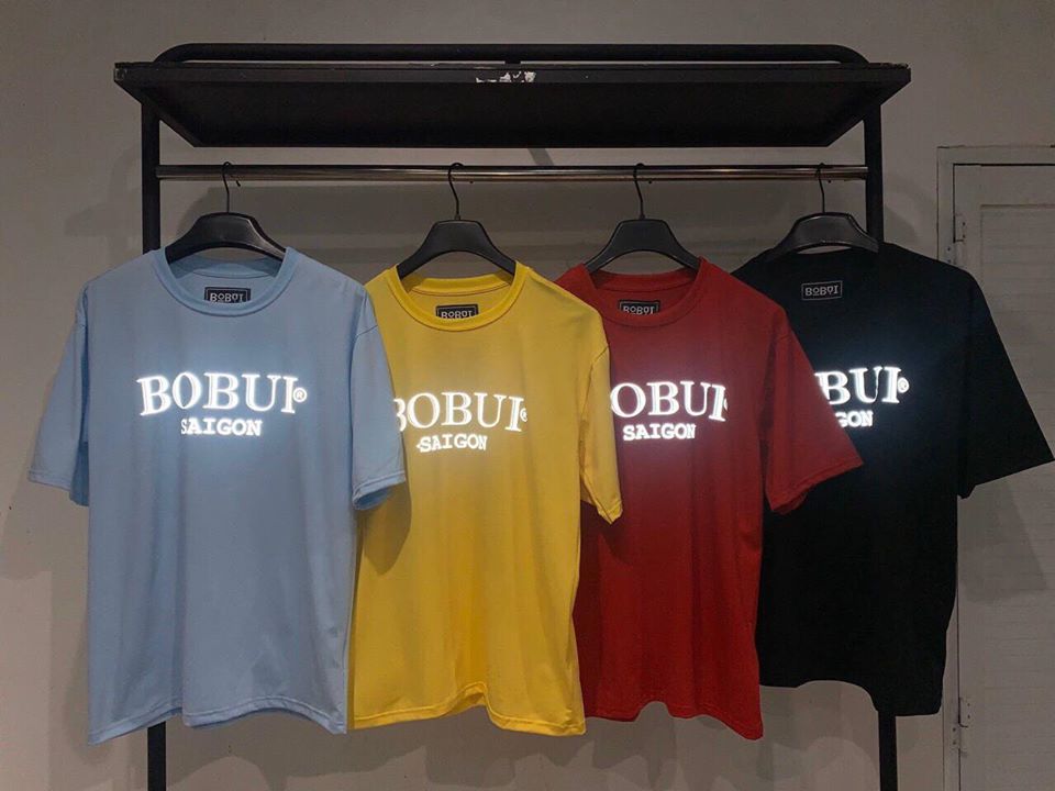 [UnisexStore] ÁO THUN BOBUI PHẢN QUANG UNISEX (ĐEN, HỒNG, XANH, ĐỎ)