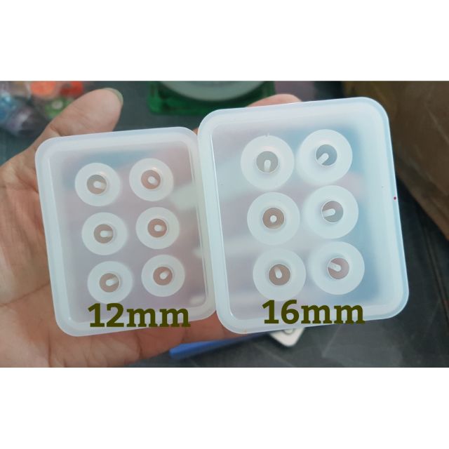 Khuôn Silicon Tròn, Vuông Có Lỗ Giữa