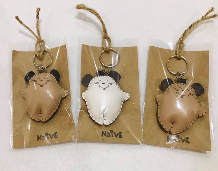 Móc Khóa Da Handmade Thái Lan