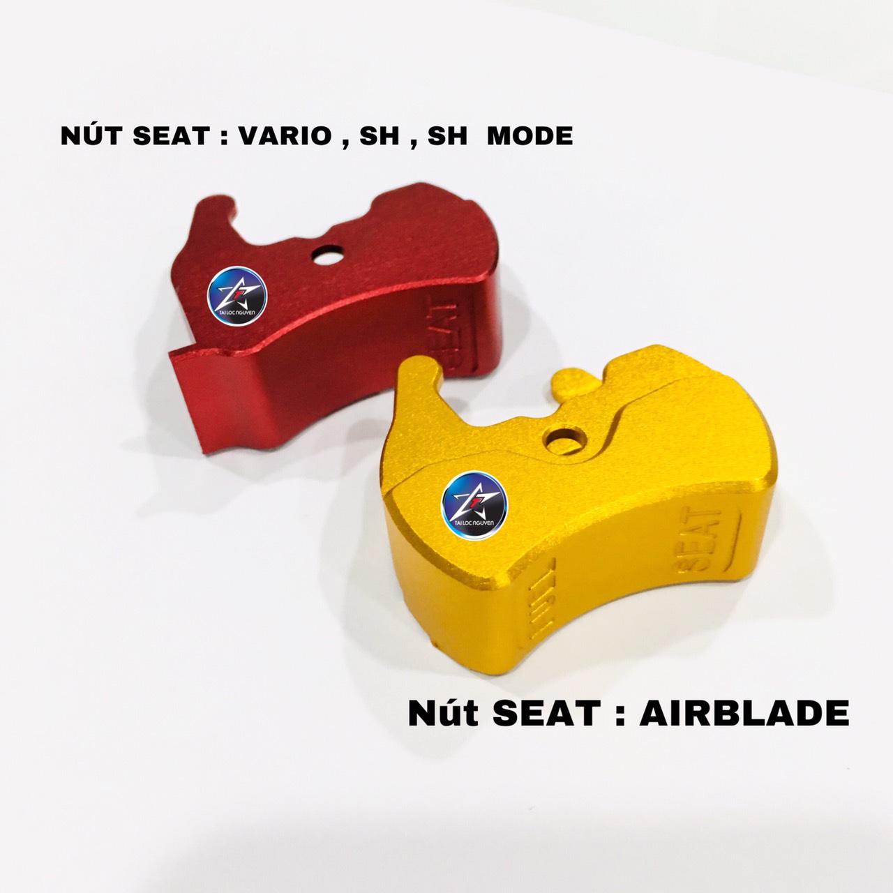 NÚM SEAT CNC BẬT MỞ YÊN CHO XE MÁY