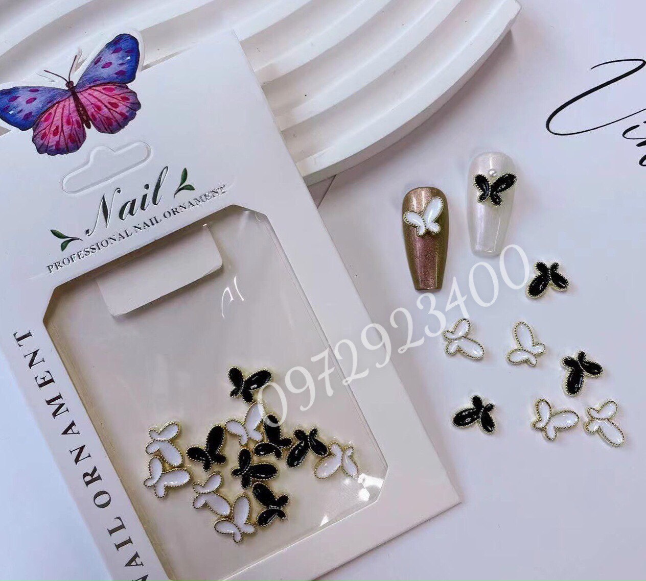 Charm Đính Móng ,Charm Kim Loại Đủ Mẫu Cao Cấp - Mini Nails