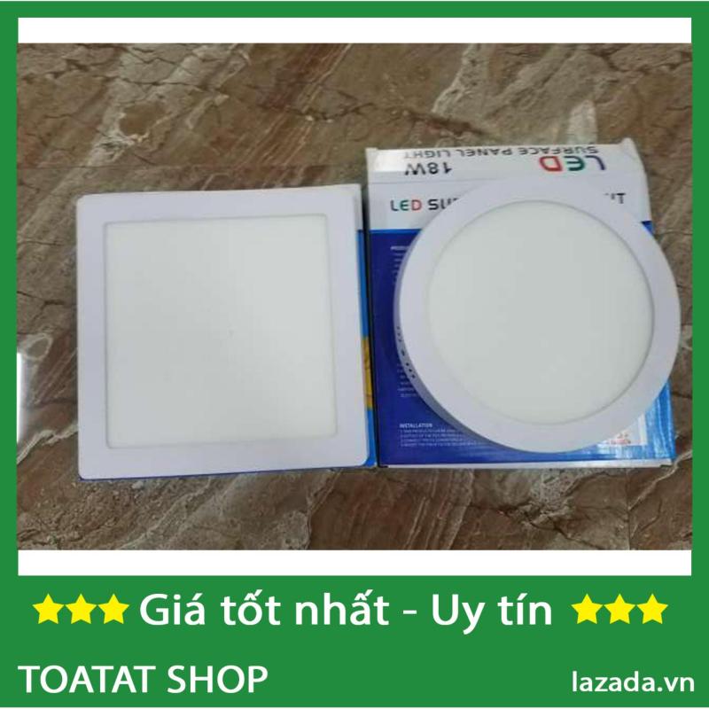 Đèn Led Ốp Trần nổi 18w Tròn hoặc Vuông