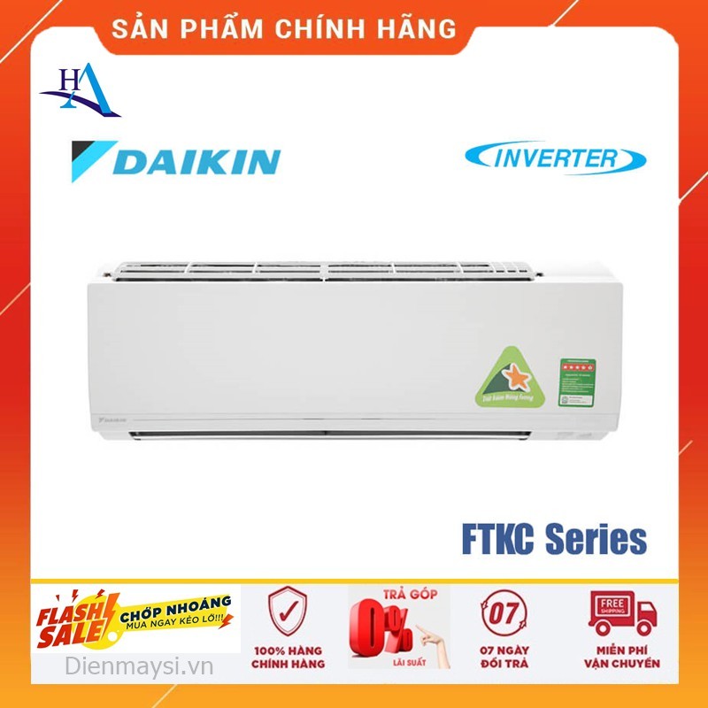 [HCM]Máy lạnh Daikin Inverter 2 HP FTKC50UVMV (Miễn phí giao tại HCM-ngoài tỉnh liên hệ shop)
