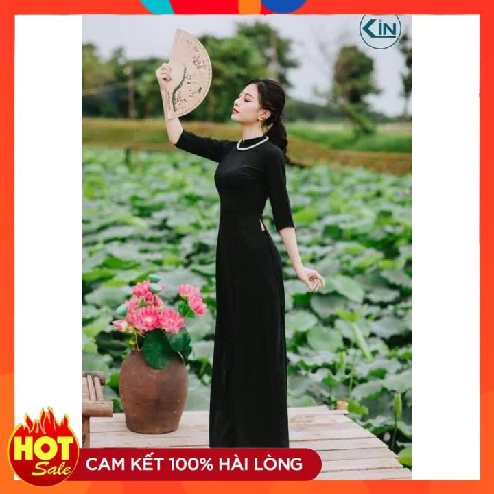 Áo Dài LỤA NHẬT TRƠN Truyền Thống Tôn Dáng