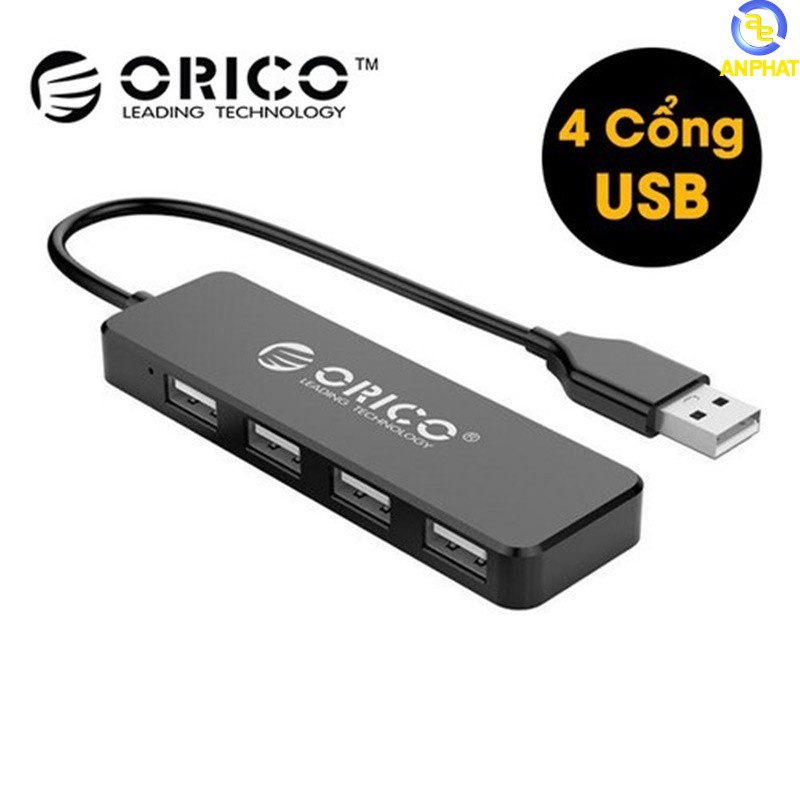 [HCM]Bộ Chia USB 4 Cổng 2.0 Orico FL01 - HUB USB 4 Port