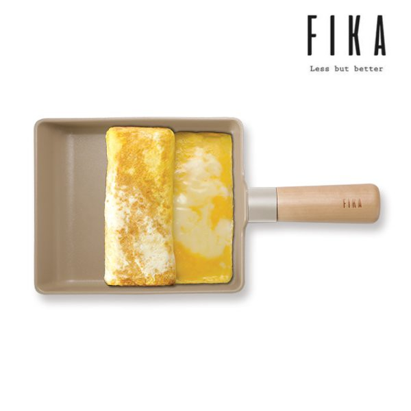 [HÀNG CHÍNH HÃNG] Chảo vuông chống dính bếp từ Neoflam Fika 15cm. Sản phẩm đúc từ nhôm, phủ chống dính Ceramic thế hệ mới với lớp 6 lớp phủ Extrema siêu cứng. (màu trắng ngà)