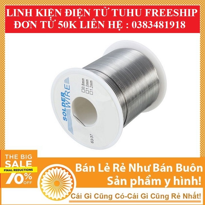 Thiếc hàn solder wire 0.8 mm (loại tốt)- Linhkiendientubk