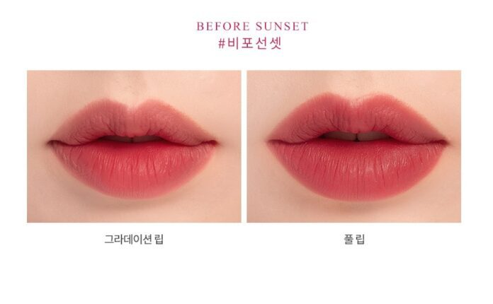 Son Romand NEW Zero Matte Lipstick #04 BEFORE SUNSET - Hồng đất pha tím.