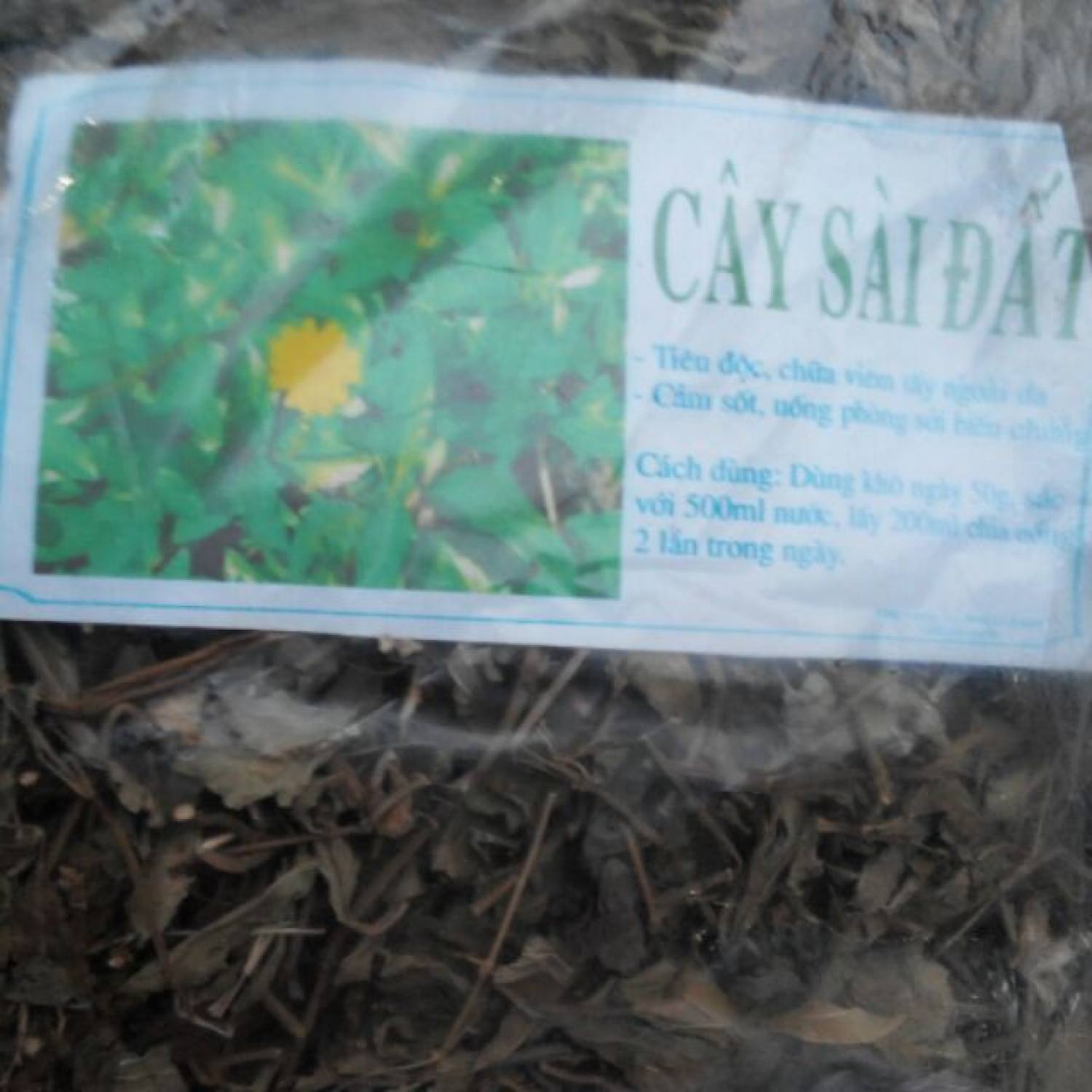Cây Sài Đất khô 1kg hàng lᴏại 1