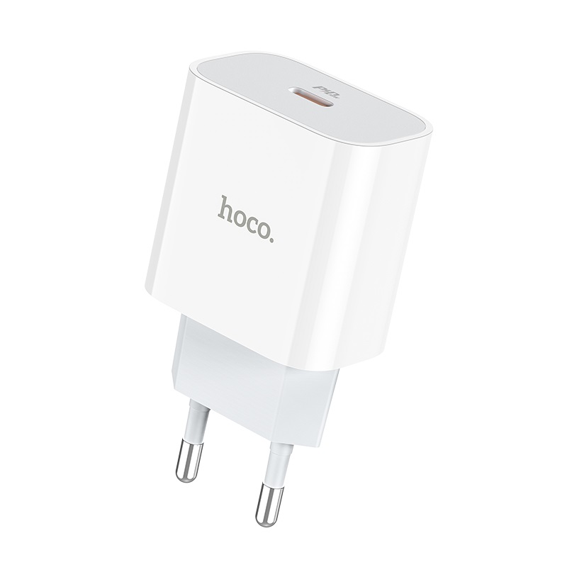 Cốc sạc nhanh Hoco C76A Plus cổng Type-C PD 20W (Trắng) - Nhat Tin Authorised Store