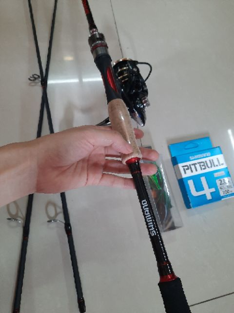 Bộ cần lure máy đứng Shimano shadow  (xả hàng giảm giá và cam kết bảo hành đổi trả ạ)