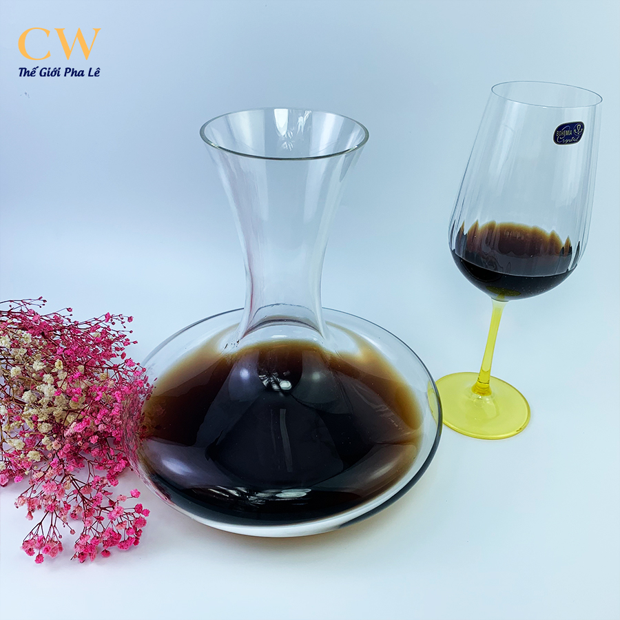 Bình Decanter Pha Lê Tiệp 34136 1500ml (Lắc Vang Pha Lê)