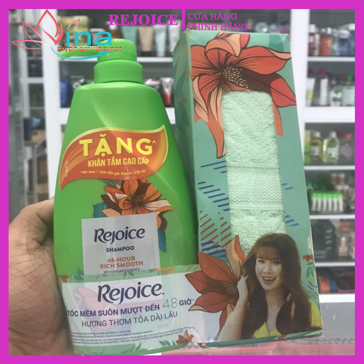 Dầu gội Rejoice siêu mềm mượt 650ml