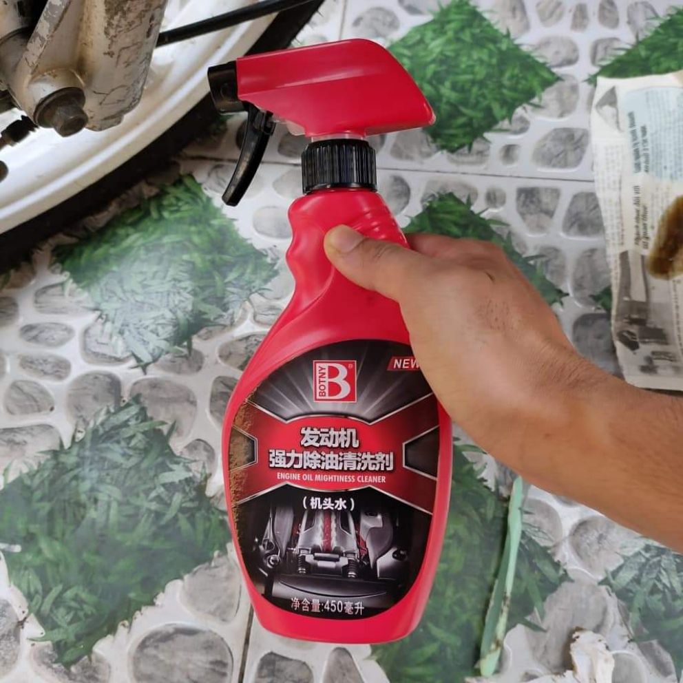 CHAI XỊT TẨY RỬA ĐẦU BÒ, LỐC MÁY BOTNY