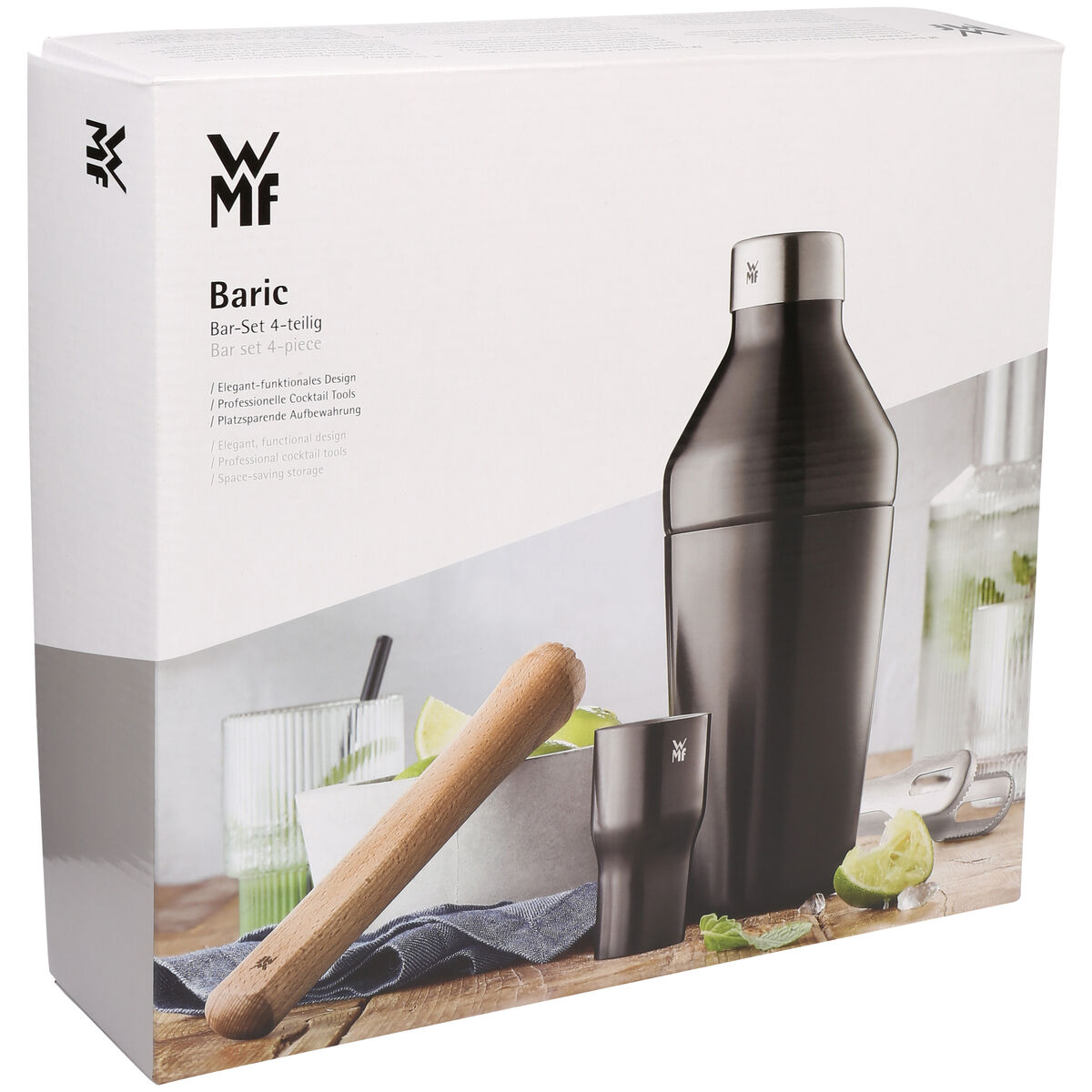 BỘ DỤNG CỤ PHA CHẾ COCKTAIL WMF BARIC BAR, 4 MÓN