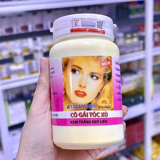 Kem kích trắng cô gái tóc xù hủ 250gram, tầy trắng cực mạnh