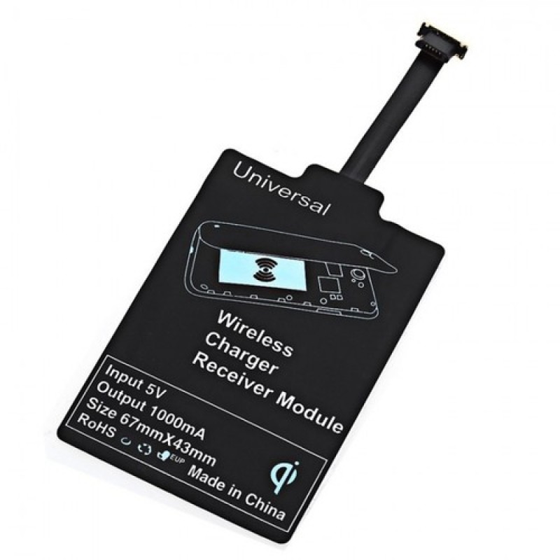 Miếng dán hỗ trợ sạc không dây cho điện thoại chân Lightning / Micro