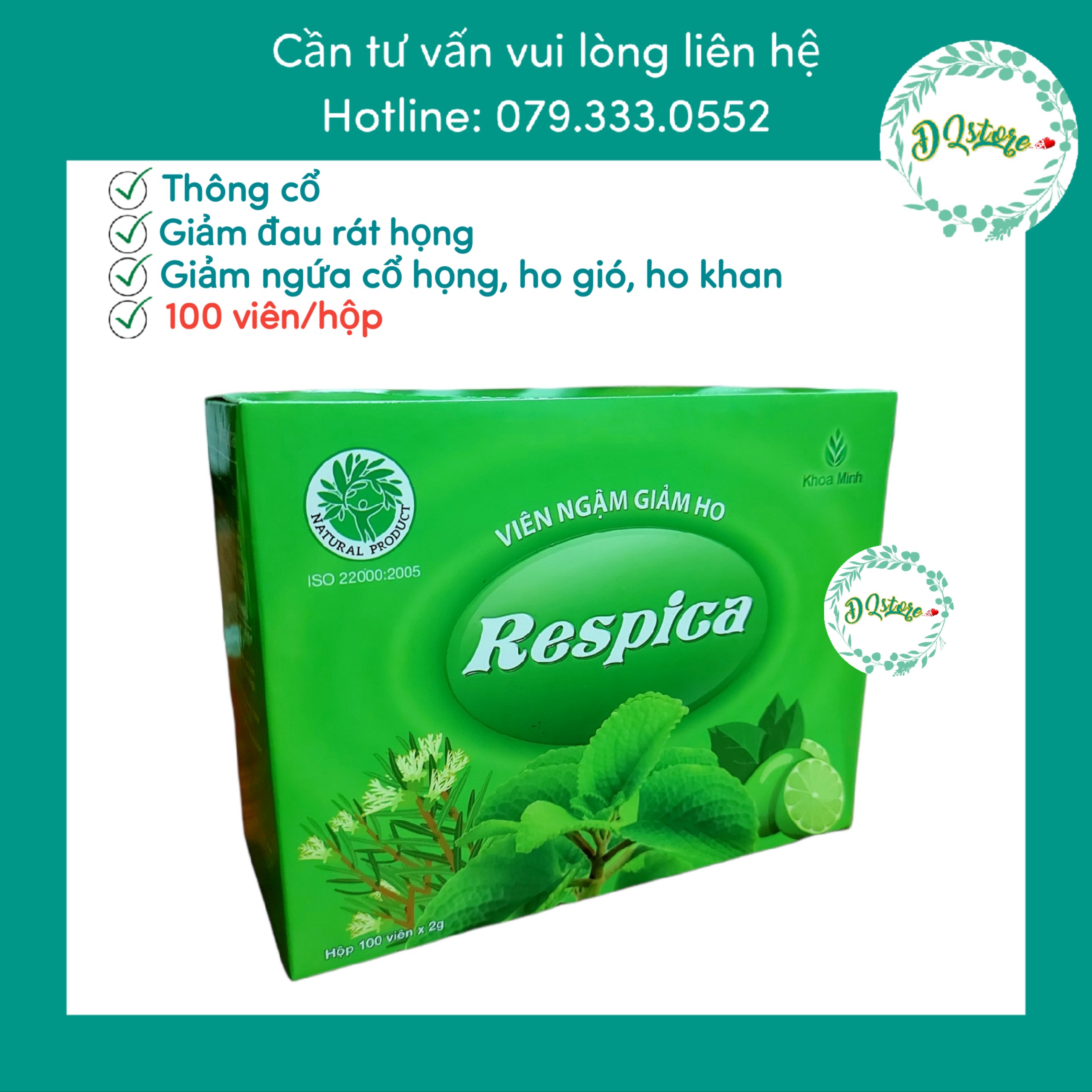 Viên Ngậm Respica - 5 viên
