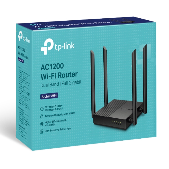 Bộ Phát Wifi TP-Link Archer A64 Chuẩn AC Tốc Độ 1200Mbps
