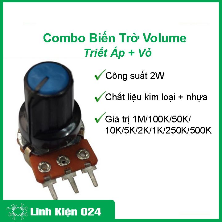Combo biến trở volume