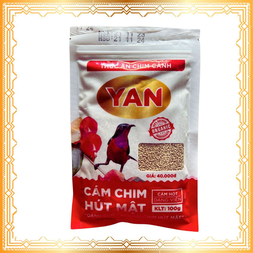 COMBO 2 GÓI Cám YAN dưỡng, cám chim hút mật YAN.