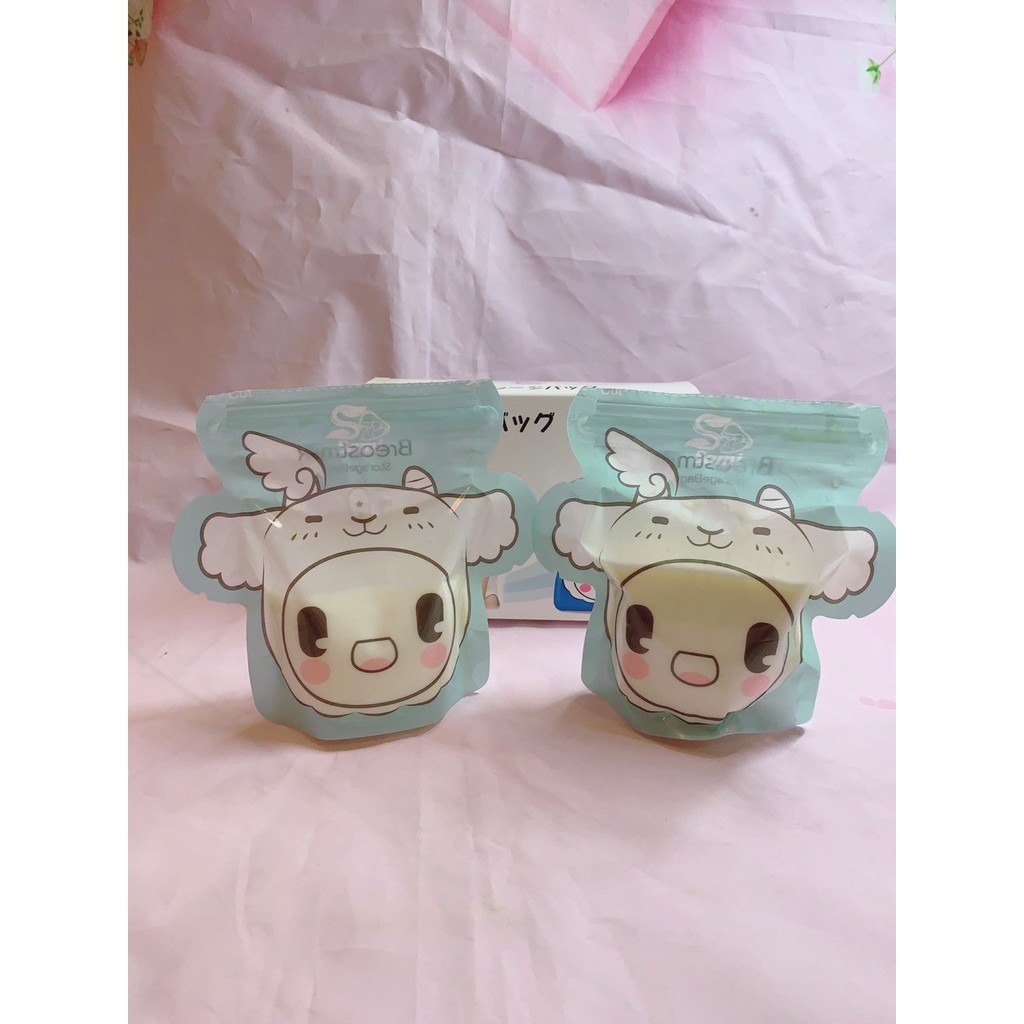 Túi trữ sữa Sami Nhật Bản 250ml, 100ml