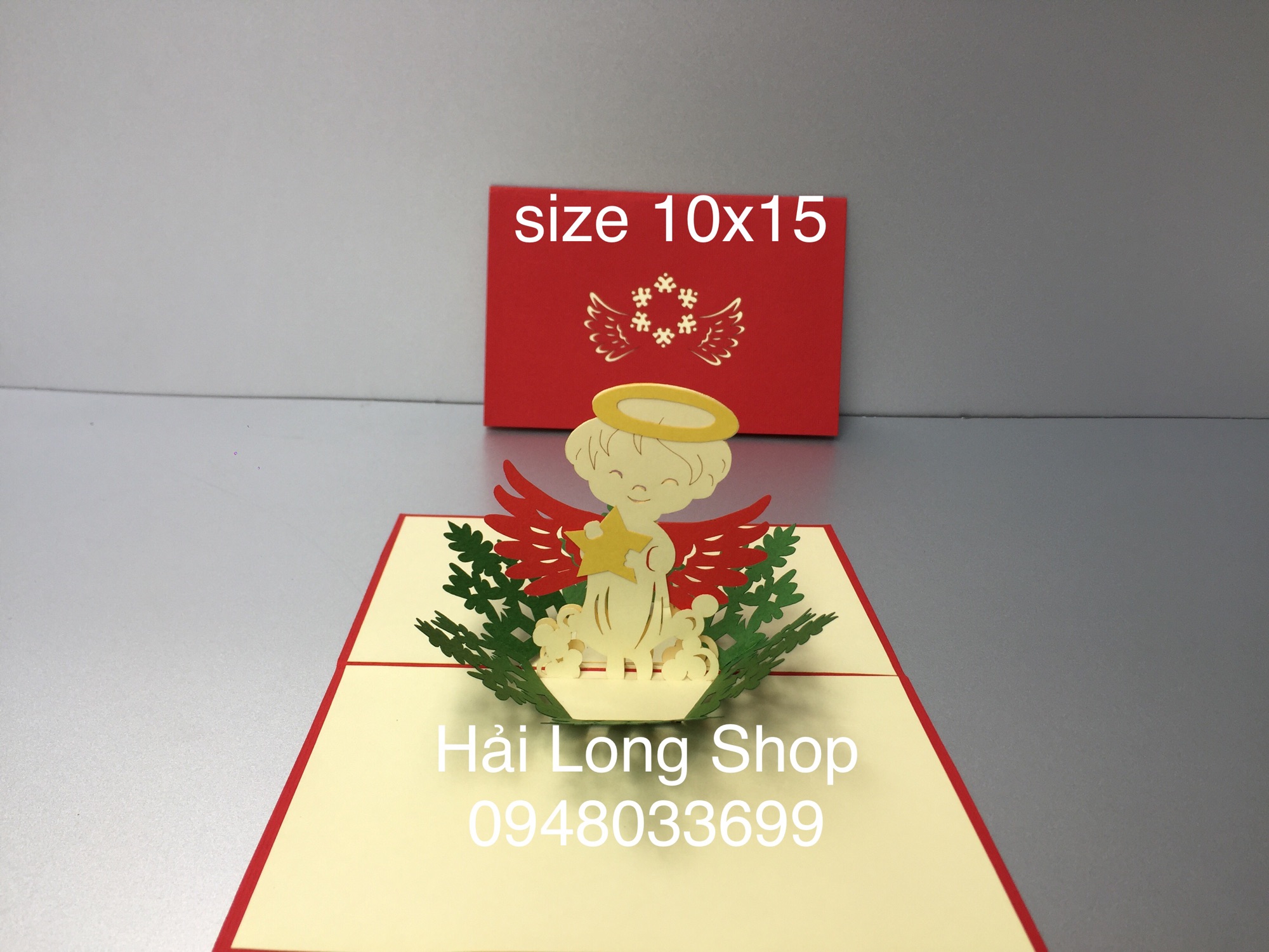 Thiên Thần 1 - Noel - Thiệp 3D
