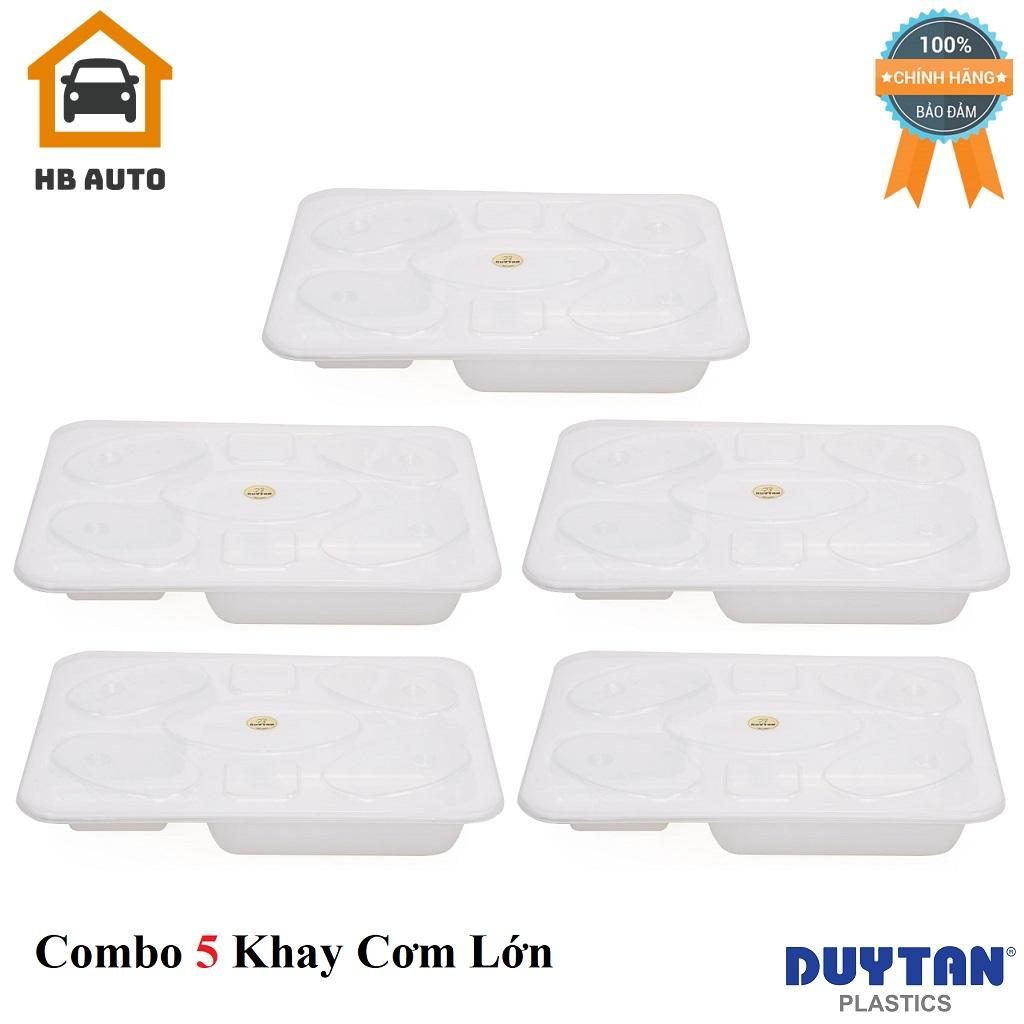 [FreeshipMAX] Combo 5 Khay Cơm Lớn Duy Tân (32 x 26 x 6 cm) No.758