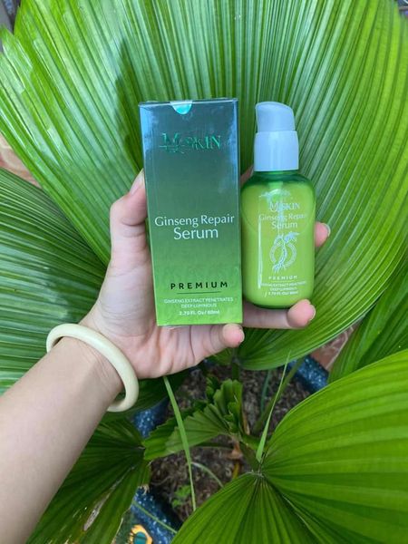 Serum tái tạo da nhân sâm mq skin mẫu mới không sưng - thay da mq mẫu mới