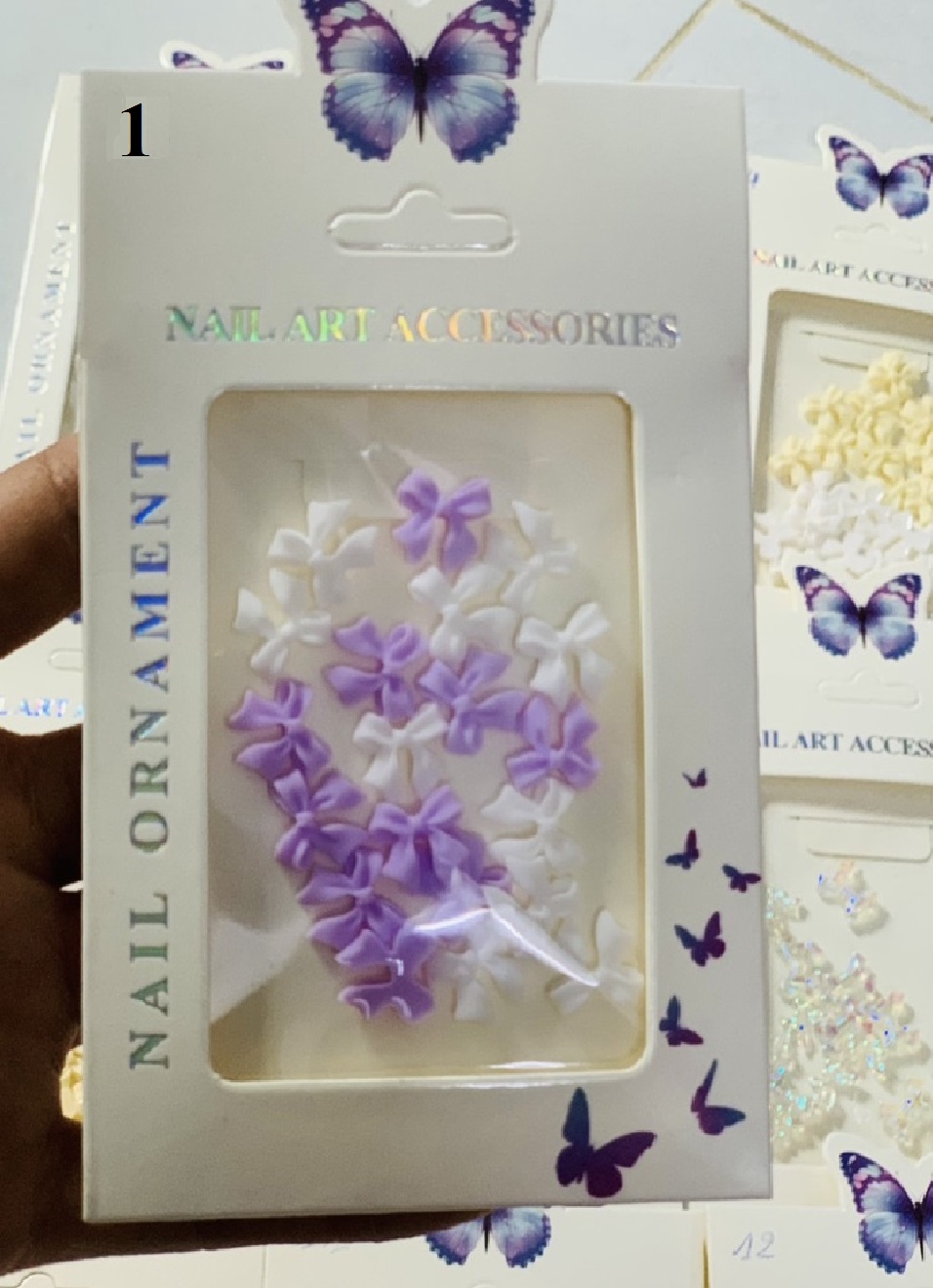 Charm nơ đính móng Nail siêu xinh