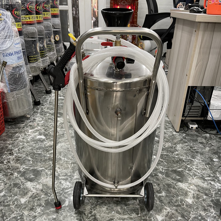 [HCM]Bình rửa xe bọt tuyết inox 304 Jetman 80L