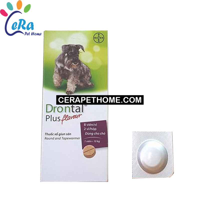 Tẩy Giun Cho Chó - Bayer Drontal Dog (Lẻ 1 Viên) - Hộp 24 Viên
