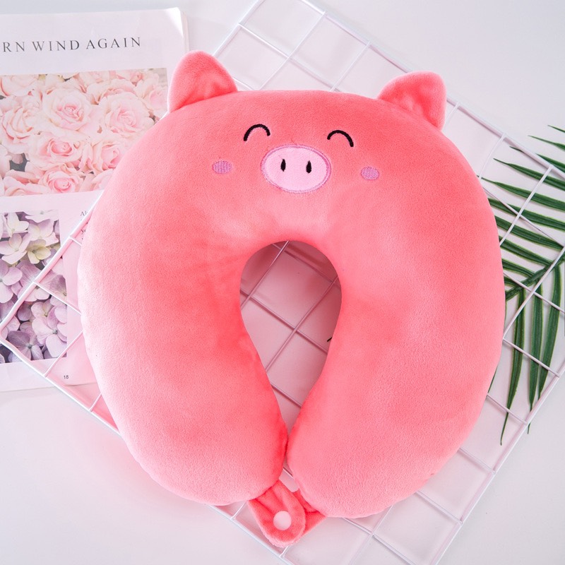 Gối chữ U kê cổ chống đau mỏi vai gáy dùng cho văn phòng du lịch quà tặng được chọn mẫu