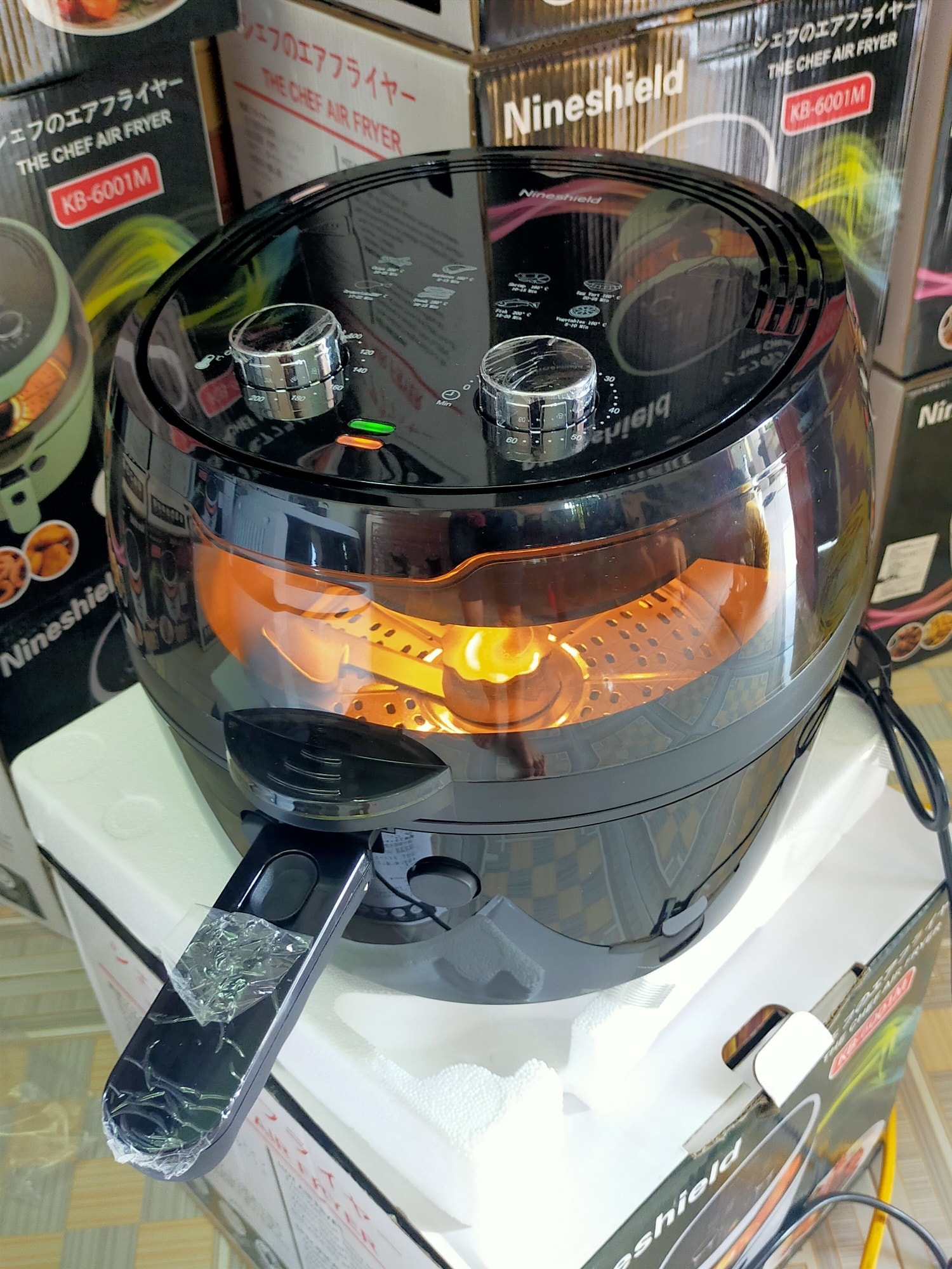 Nồi Chiên Không Dầu NINE SHIELD 8L cơ