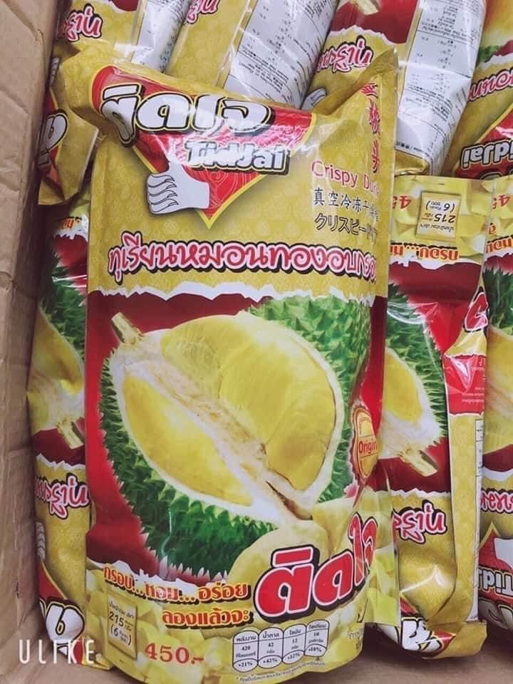 [HCM]SẦU RIÊNG SẤY KHÔ THÁI LAN