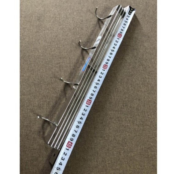 KỆ CÀI DAO THỚT INOX CÓ MÓC TREO