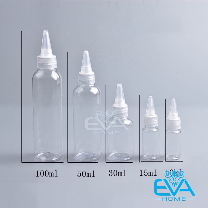 Chai Chiết Mỹ Phẩm Nắp Nhọn 20-30-100 Ml