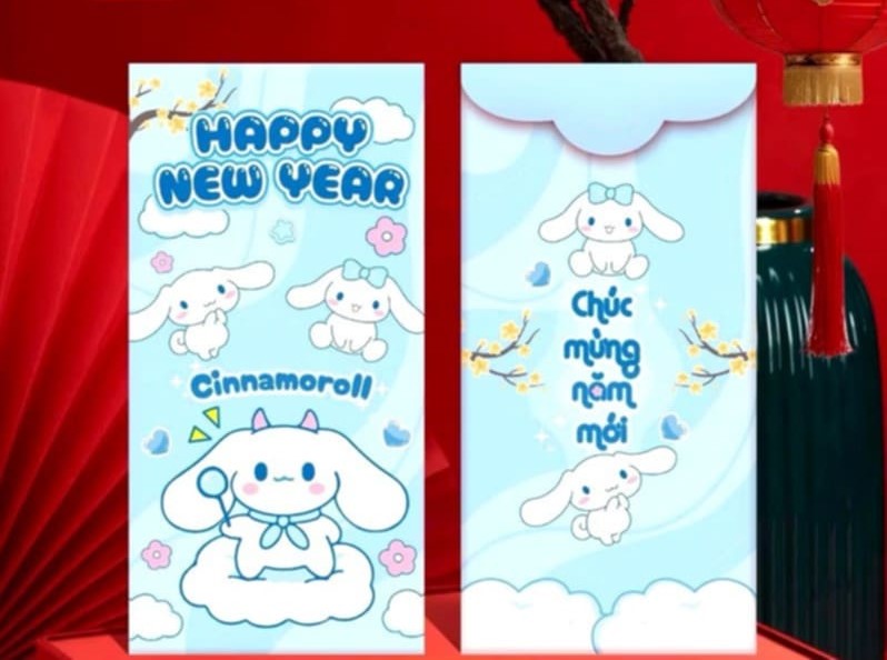 🌸BAO LÌ XÌ HELLO KITTY KUROMI DOREMON
