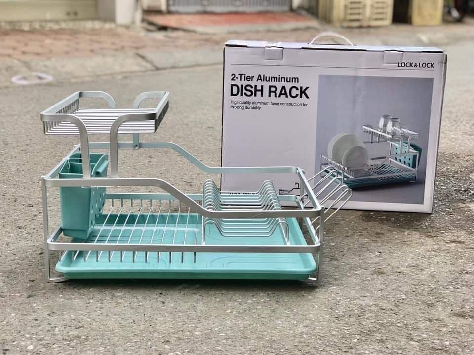 Kệ Úp Chén Bát 2 Tầng Lock&Lock LDR204 (cam kết hàng chính hãng)