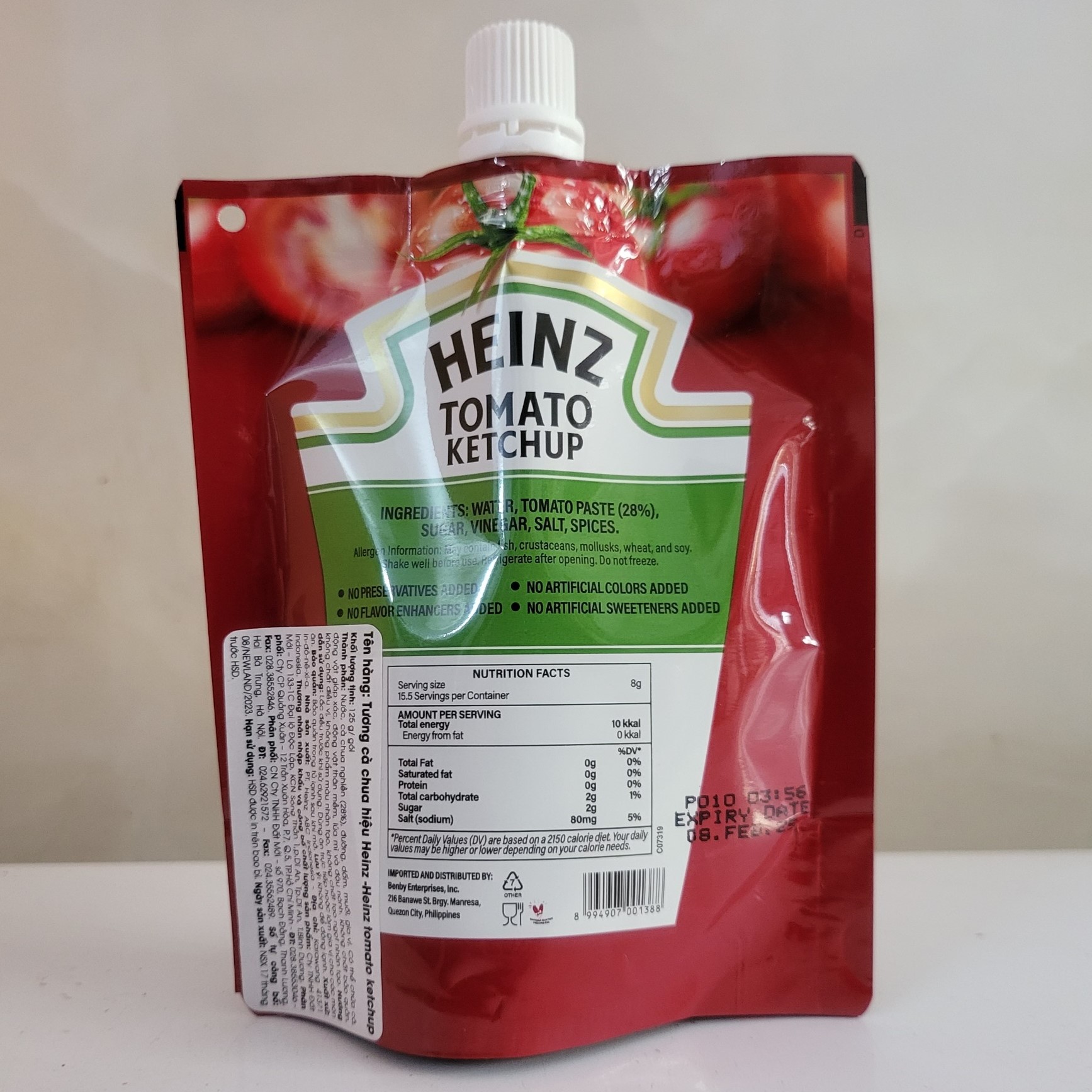 [Túi 125g] TƯƠNG CÀ [Indonesia] HEINZ Tomato Ketchup (halal)
