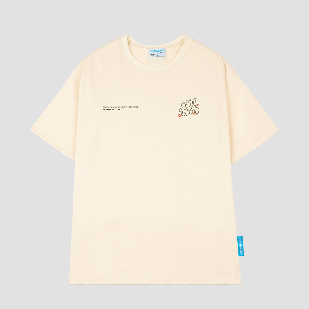 Áo Thun LocalBrand Cemmery " LUV TEE " Begie